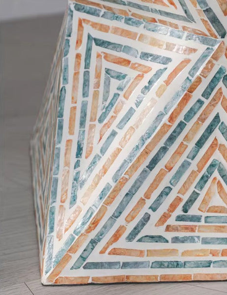 Modern Small End Table, Contemporary Small Sofa Side Table, Unique Shell Small Side Table, Portable Casual Side Table, Creative Coffee Table