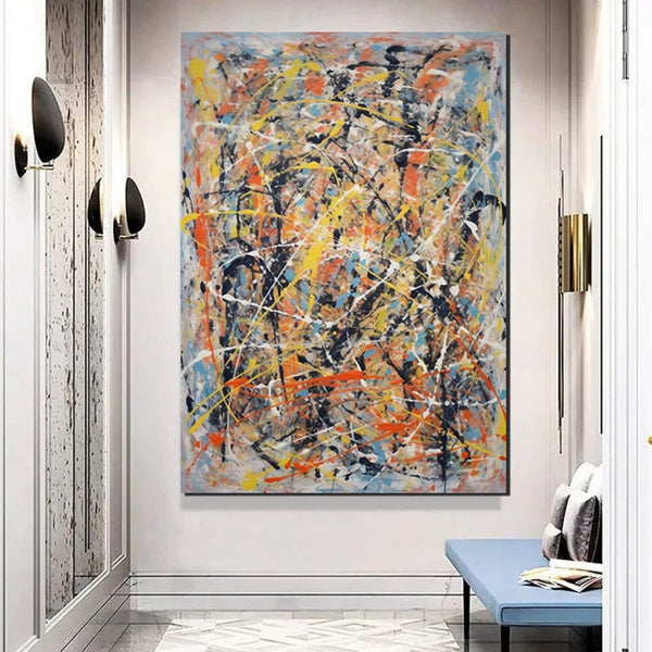 Extra Large Wall Art Painting, Modern Contemporary Abstract Artwork, Hand Painted Acrylic Painting, Acrylic Painting for Living Room, Buy Paintings Online-Silvia Home Craft