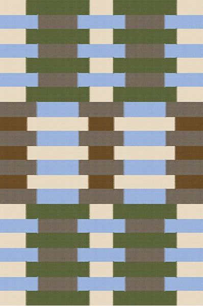 Bedroom Floor Rugs, Geometric Contemporary Rugs for Dining Room, Large Modern Rugs for Living Room, Colorful Modern Rug for Living Room-Silvia Home Craft