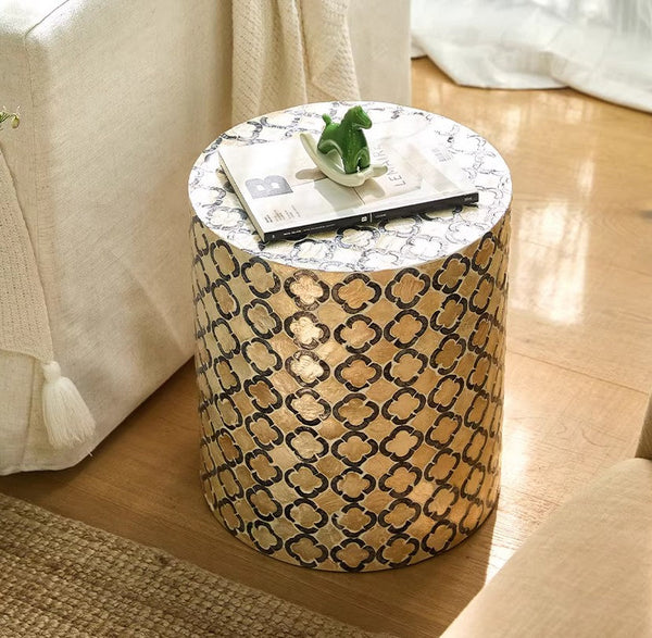 Contemporary Bedside Table, Bedside Small Side Table, Creative Coffee Table, Contemporary Side Table, Modern Side Table, Small End Table, Portable Casual Side Table, Shell Small Sofa Side Table