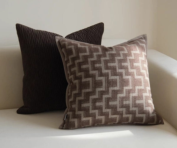 Geometric Modern Sofa Pillows, Contemporary Throw Pillows, Modern Pillows for Bedroom, Modern Sofa Pillows, Mid Century Decorative Pillows for Couch-Silvia Home Craft
