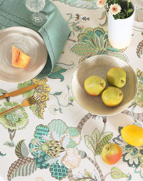 Rustic Table Covers for Kitchen, Large Rectangle Tablecloth for Dining Room Table, Country Farmhouse Tablecloth, Square Tablecloth for Round Table-Silvia Home Craft