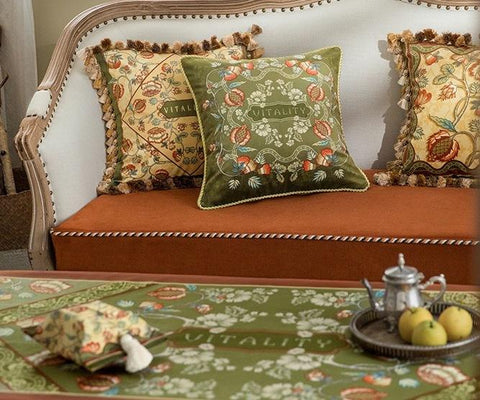 Modern Sofa Pillows, Decorative Throw Pillows, Beautiful Throw Pillows, Short Velvet Pillow Cover, Decorative Pillows for Living Room-Silvia Home Craft