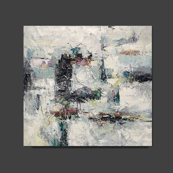 Large Simple Modern Art, Abstract Acrylic Painting, Bedroom Wall Art Paintings, Contemporary Wall Art Paintings, Acrylic Paintings for Living Room-Silvia Home Craft