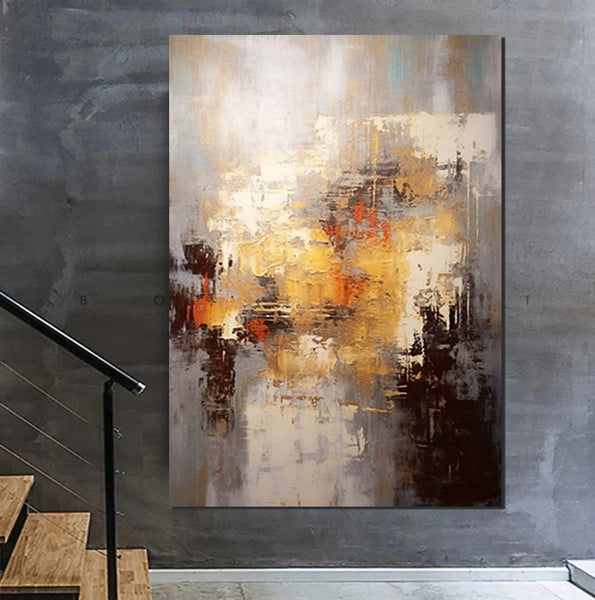 Modern Contemporary Abstract Artwork, Extra Large Wall Art Painting, Hand Painted Acrylic Painting, Acrylic Painting for Living Room, Buy Paintings Online-Silvia Home Craft