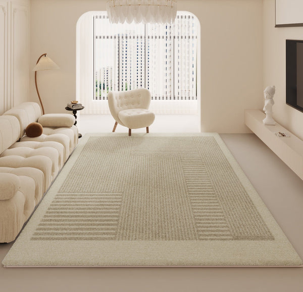 Modern Rug Ideas for Living Room, Bedroom Floor Rugs, Contemporary Area Rugs for Dining Room, Abstract Modern Rugs for Living Room-Silvia Home Craft