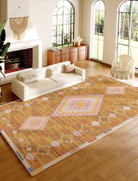 Extra Large Vintage Persian Rugs, Morocco Rugs for Dining Room, Oversized Area Rugs for Living Room, Traditional Colorful Moroccan Rug, Vintage Rugs for Bedroom-Silvia Home Craft