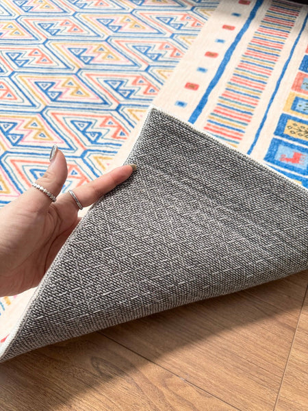 Contemporary Runner Rugs for Living Room, Modern Runner Rugs Next to Bed, Runner Rugs for Hallway, Bathroom Runner Rugs, Kitchen Runner Rugs-Silvia Home Craft