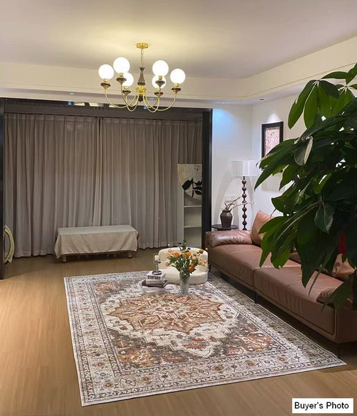 Extra Large Vintage Persian Rugs, Persain Rugs for Bedroom, Oversized Area Rugs for Living Room, Traditional Persian Rug, Vintage Area Rugs for Dining Room-Silvia Home Craft