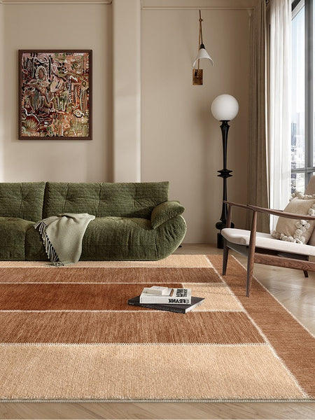 Abstract Modern Carpets for Living Room, Modern Rugs for Dining Room, Contemporary Rugs for Bedroom, Mid Century Modern Rugs Next to Bed-Silvia Home Craft