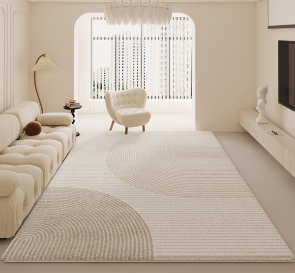 Geometric Contemporary Rugs for Dining Room, Soft Modern Rug for Bedroom, Large Modern Rugs for Living Room, Modern Rugs for Sale-Silvia Home Craft