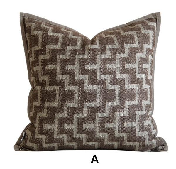 Mid Century Decorative Pillows for Couch, Geometric Modern Sofa Pillows, Contemporary Throw Pillows, Modern Pillows for Bedroom, Modern Sofa Pillows-Silvia Home Craft