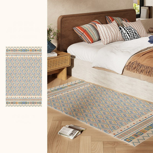 Contemporary Runner Rugs for Living Room, Modern Runner Rugs Next to Bed, Runner Rugs for Hallway, Bathroom Runner Rugs, Kitchen Runner Rugs-Silvia Home Craft