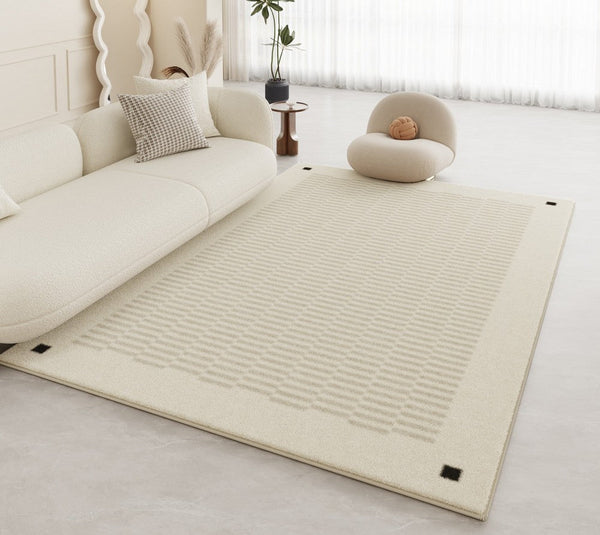 Simple Large Modern Rugs for Living Room, Modern Rugs for Dining Room, Abstract Modern Rugs for Bedroom, Abstract Geometric Modern Rugs-Silvia Home Craft
