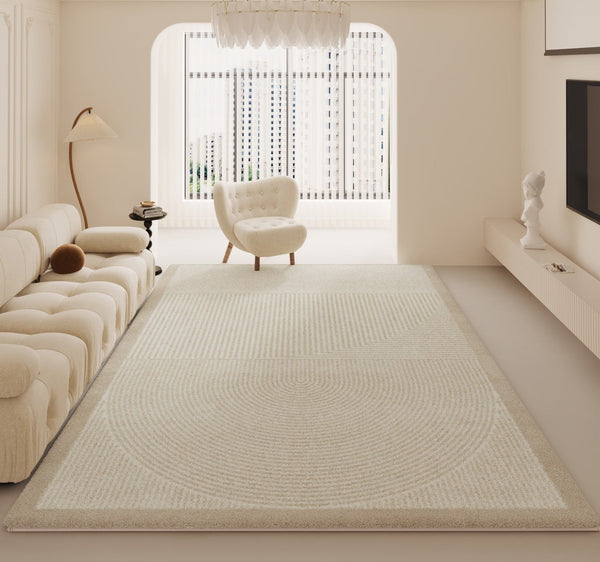 Large Modern Rugs for Living Room, Geometric Contemporary Rugs for Dining Room, Soft Modern Rug for Bedroom, Modern Rugs for Sale-Silvia Home Craft