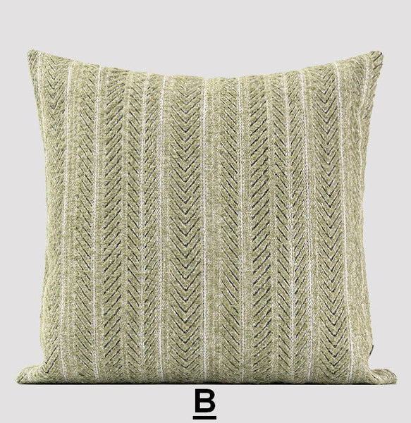 Modern Sofa Pillows, Contemporary Throw Pillows for Living Room, Extra Large Decorative Pillows for Couch, Modern Square Pillows-Silvia Home Craft