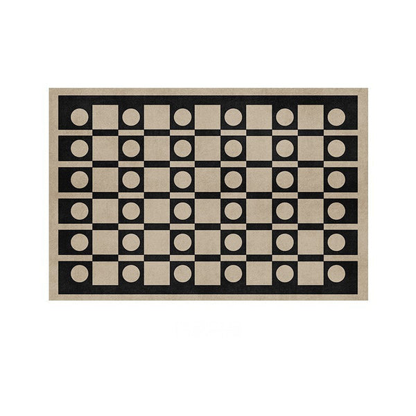 Mid Century Modern Rugs Next to Bed, Modern Rugs for Dining Room, Thick Contemporary Rugs for Bedroom, Modern Carpets for Living Room-Silvia Home Craft