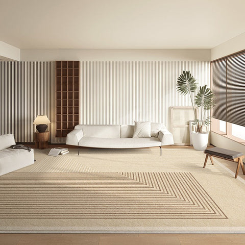 Geometric Contemporary Rugs for Dining Room, Oversized Modern Rug for Living Room, Bedroom Floor Rugs, Extra Large Modern Rugs for Living Room-Silvia Home Craft