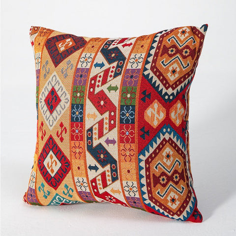 Extra Large Decorative Throw Pillows, Modern Sofa Pillows for Bedroom, Geometric Pattern Chenille Throw Pillow for Couch, Bohemian Decorative Sofa Pillows-Silvia Home Craft