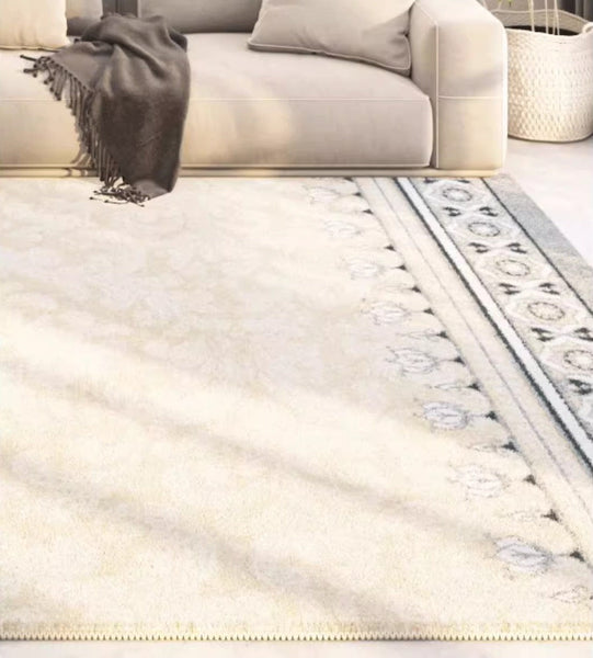 Abstract Contemporary Rug Ideas for Living Room, Hallway Modern Runner Rugs, Modern Runner Rugs Next to Bed, Extra Large Modern Rugs for Dining Room-Silvia Home Craft