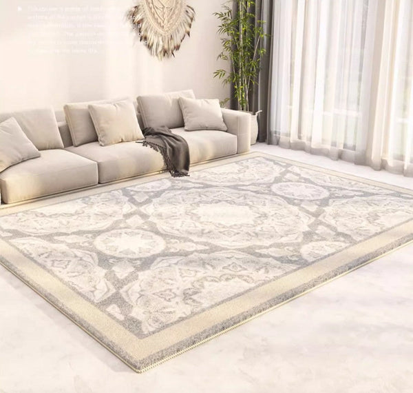 Kitchen Runner Rugs, Modern Runner Rugs for Hallway, Abstract Contemporary Runner Rugs for Living Room, Thick Modern Runner Rugs Next to Bed, Bathroom Runner Rugs-Silvia Home Craft