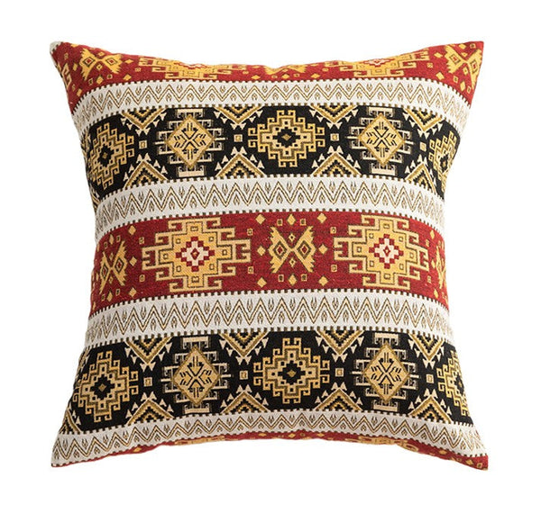 Decorative Throw Pillows, Bohemia Sofa Pillows for Living Room, Geometric Pattern Throw Pillow for Couch, Large Bohemian Decorative Sofa Pillows-Silvia Home Craft