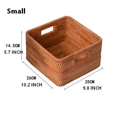 Storage Basket for Shelves, Rectangle Storage Basket for Toys, Storage Baskets for Bathroom, Kitchen Storage Baskets-Silvia Home Craft
