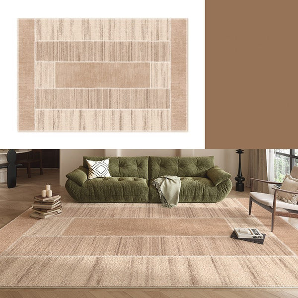 Modern Rugs for Dining Room, Contemporary Rugs for Bedroom, Abstract Modern Carpets for Living Room, Mid Century Modern Rugs Next to Bed-Silvia Home Craft