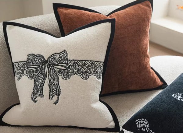 Large Decorative Throw Pillows, Decorative Pillow Arrangement Ideas for Couch, Modern Decorative Pillows for Living Room, Decorative Pillow Covers-Silvia Home Craft
