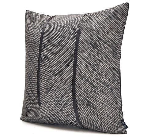 Large Simple Modern Pillows, Modern Throw Pillows for Living Room, Decorative Modern Sofa Pillows, Black Gray Modern Throw Pillows for Couch-Silvia Home Craft