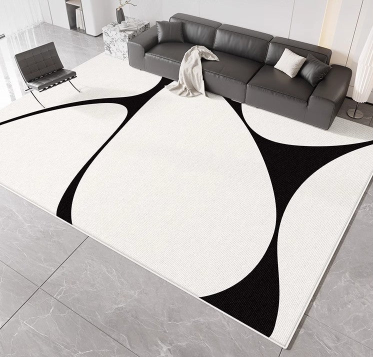 Abstract Contemporary Modern Rugs Large Modern Rugs For Living Room, Oversized Carpet, Spacious Floor Mat, Large Area Rug, Modern Living Room Decor, Abstract Pattern Carpet, Soft Floor Covering, Durable Family Room Mat, Cozy Home Textile, Stylish Interior