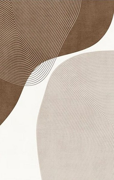 Contemporary Modern Rugs for Bedroom, Large Geometric Rugs for Living Room, Abstract Modern Area Rugs for Bedroom-Silvia Home Craft
