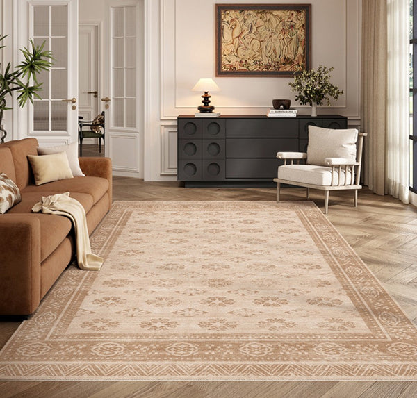 Modern Rugs for Dining Room, Abstract Contemporary Modern Rugs, Geometric Contemporary Rugs Next to Bed, Mid Century Area Rugs for Living Room-Silvia Home Craft