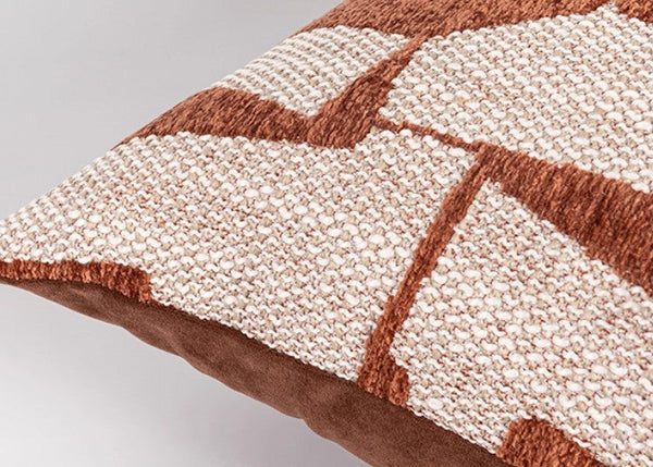 Contemporary Throw Pillow for Living Room, Modern Square Pillows, Large Abstract Throw Pillows for Couch, Modern Sofa Throw Pillows-Silvia Home Craft