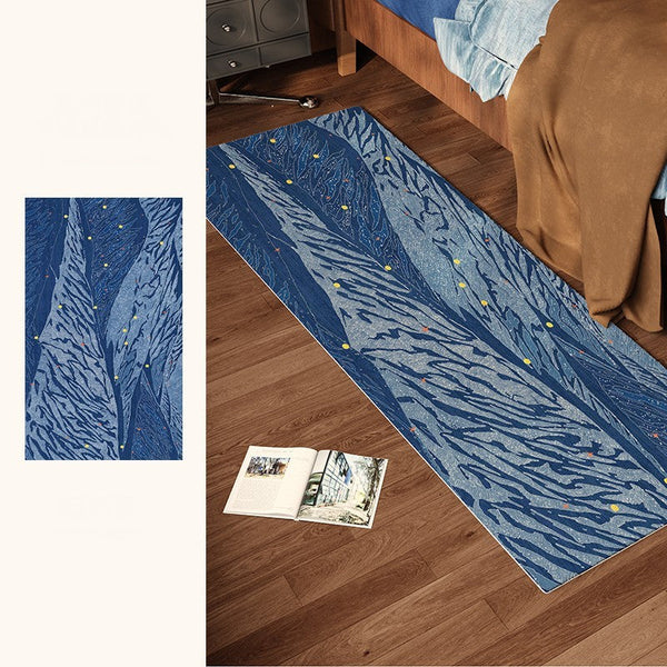 Geometric Modern Rugs under Dining Room Table, Contemporary Modern Rugs Next to Bed, Abstract Area Rugs for Living Room, Modern Carpets for Office-Silvia Home Craft