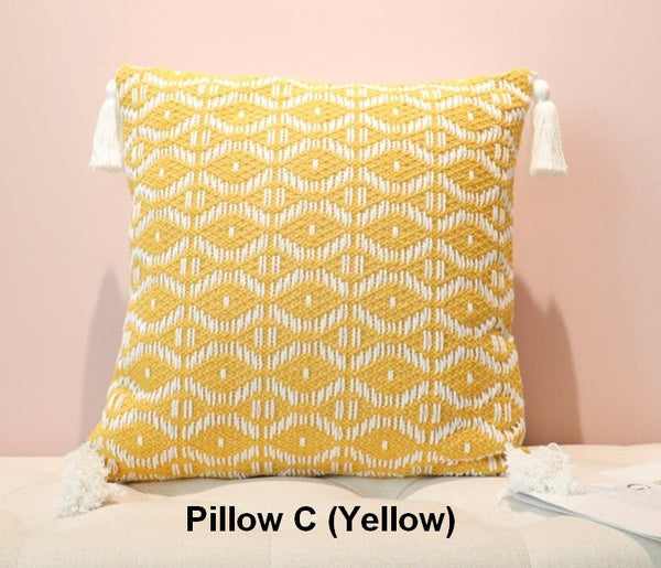 Decorative Modern Pillows for Couch, Modern Pillows for Living Room, Modern Sofa Pillows Covers, Modern Sofa Cushion-Silvia Home Craft