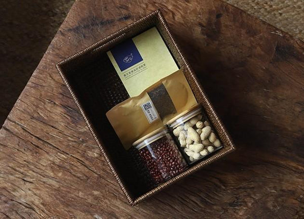 Rectangular Storage Baskets, Storage Baskets for Kitchen, Large Brown Woven Storage Baskets, Storage Baskets for Shelves-Silvia Home Craft