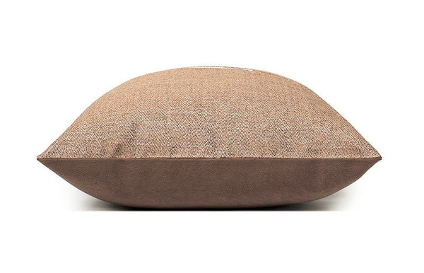 Decorative Modern Sofa Pillows, Modern Simple Throw Pillows for Bedroom, Brown Modern Throw Pillows for Couch, Large Simple Modern Pillows-Silvia Home Craft