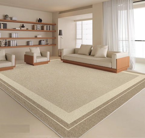 Living Room Modern Rugs, Bedroom Contemporary Soft Rugs, Rectangular Modern Rugs under Sofa, Modern Rugs for Office, Dining Room Floor Carpets-Silvia Home Craft