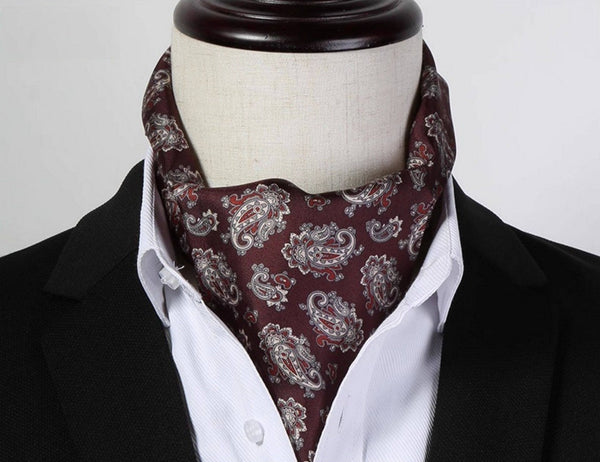 Thin Silk Neck Scarf, Scarf For Suit Men, Short Real Silk Scarf, Mens Short Silk Neckwear, Skinny Silk Scarf Mens, Casual Silk Scarf Men, Lightweight Short Silk Scarf-Silvia Home Craft