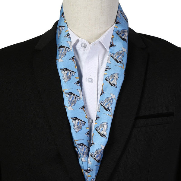 Scarf For Suit Men, Short Real Silk Scarf, Mens Short Silk Neckwear, Thin Silk Neck Scarf, Skinny Silk Scarf Mens, Casual Silk Scarf Men, Lightweight Short Silk Scarf-Silvia Home Craft