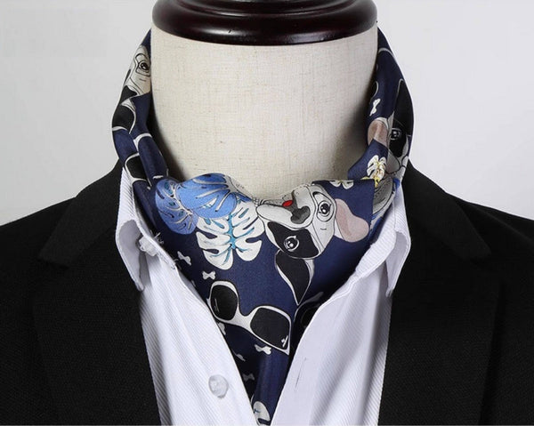 Short Silk Ascot Men, Silk Scarf For Blazer, Mens Summer Silk Scarf, Narrow Pure Silk Scarf, Short Silk Neckerchief Men, Soft Silk Short Scarf, Business Slim Silk Scarf, Mens Thin Silk Neck Scarf-Silvia Home Craft