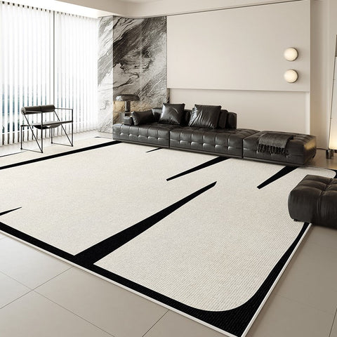 Geometric Modern Rugs for Bedroom, Modern Rugs for Dining Room, Large Modern Rugs for Living Room, Abstract Contemporary Modern Rugs-Silvia Home Craft
