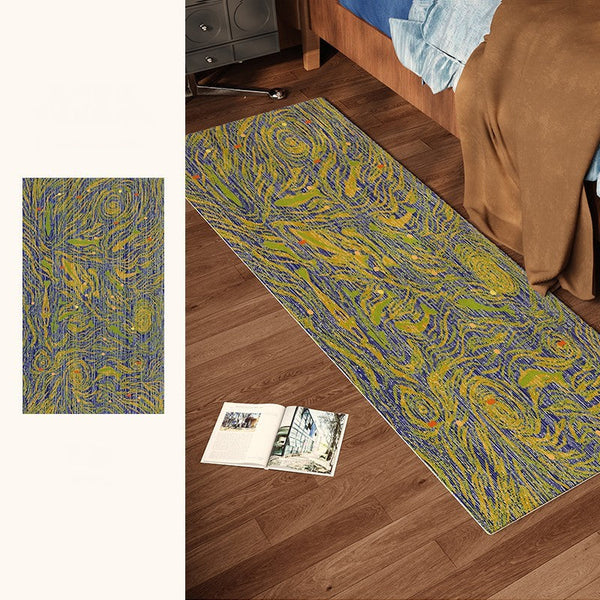 Modern Carpets for Office, Geometric Modern Rugs under Dining Room Table, Contemporary Modern Rugs Next to Bed, Abstract Area Rugs for Living Room-Silvia Home Craft