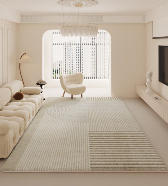 Modern Rugs for Sale, Modern Rugs for Living Room, Soft Modern Rug for Bedroom, Geometric Contemporary Rugs for Dining Room-Silvia Home Craft