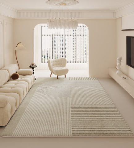 Modern Rugs for Sale, Modern Rugs for Living Room, Soft Modern Rug for Bedroom, Geometric Contemporary Rugs for Dining Room-Silvia Home Craft