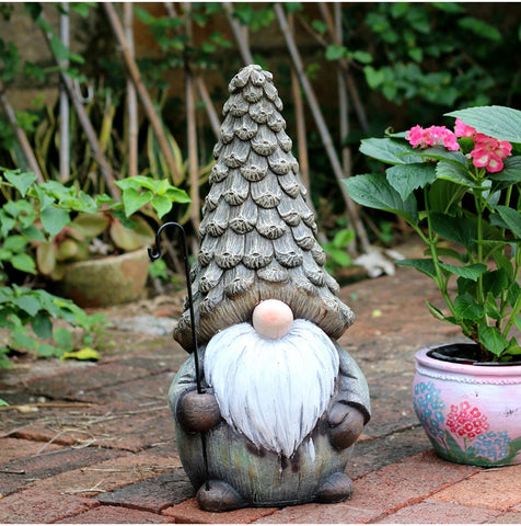 Garden Decoration Ideas, Garden Figure Sculpture Statues, Gnome Statue for Garden Ornaments, Villa Courtyard Decor, Outdoor Garden Decoration-Silvia Home Craft