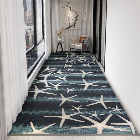 Entrance Hallway Runners, Extra Long Narrow Runner Rugs, Easy Care Contemporary Modern Long Hallway Runners, Washable Entryway Runner Rug Ideas, Kitchen Runner Rugs-Silvia Home Craft
