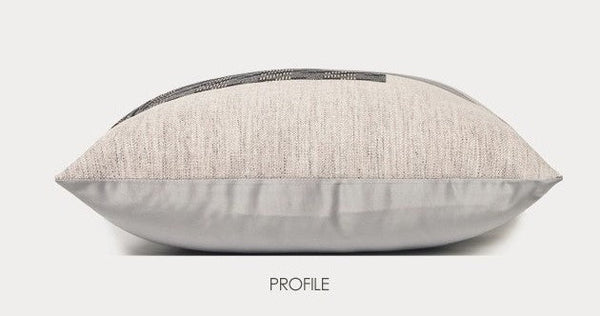Large Decorative Modern Sofa Pillows, Modern Throw Pillows for Couch, Large Gray Modern Pillows, Modern Simple Throw Pillows for Living Room-Silvia Home Craft
