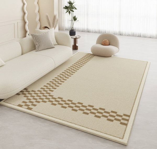 Contemporary Geometric Modern Rugs, Thick Large Modern Rugs for Living Room, Abstract Modern Rugs for Bedroom, Modern Rugs for Dining Room-Silvia Home Craft